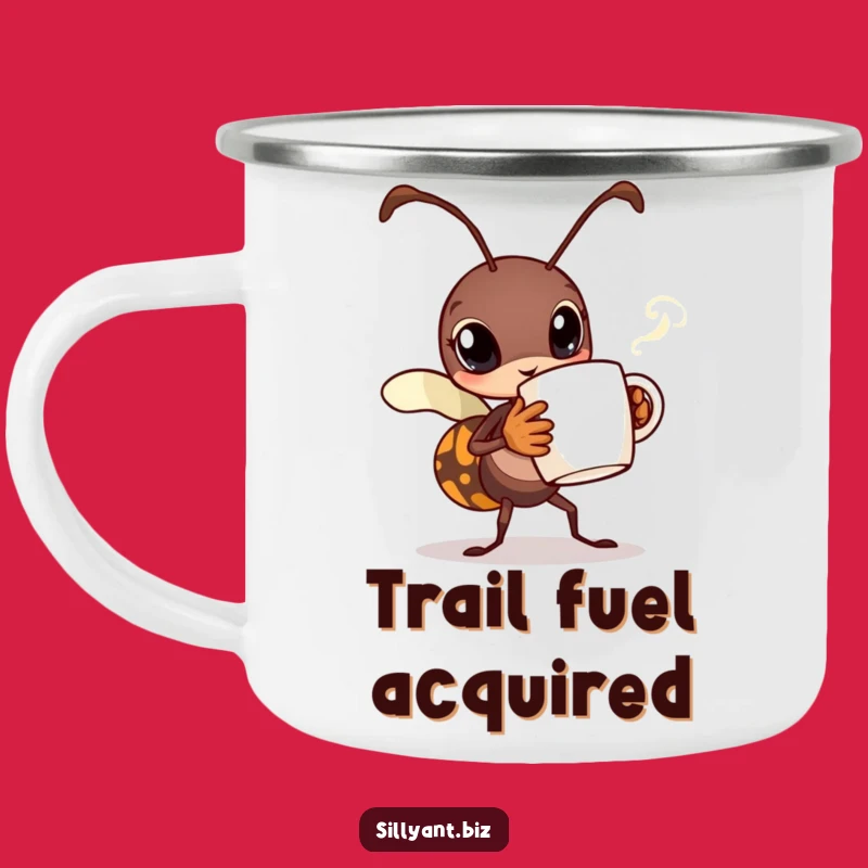 Funny Busy Ant Coffee Camp Mug: Brew Up Fun Outdoors