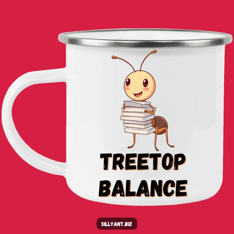 Balanced Brew Ant Camping Mug: For Your Busy Days, Practical Funny Gift