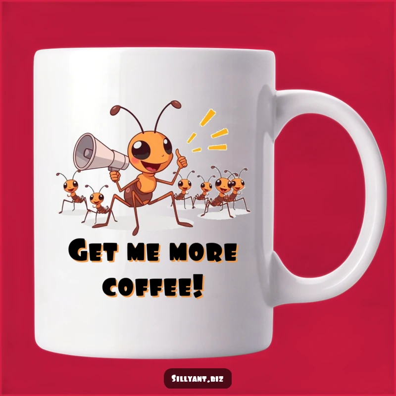 Funny Ant Boss Mug: Leadership in Action, Perfect Funny Gift