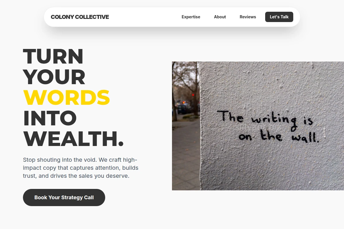 Bold Copywriting