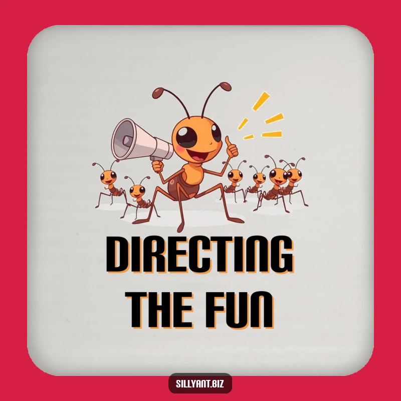 Boss Ant Coaster: Direct Your Drinks, Fun Funny Gift