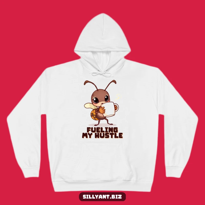 Cozy Funny Busy Ant Coffee Hoodie: Warm Up Your Morning Grind
