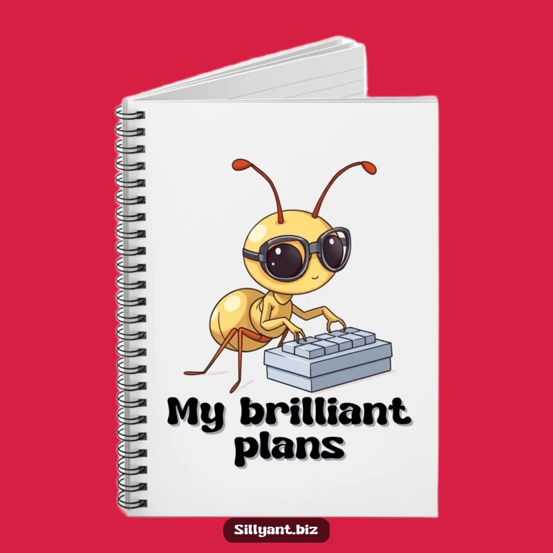Ant's Work Log Notebook: Document Your Efforts, Smart Funny Gift