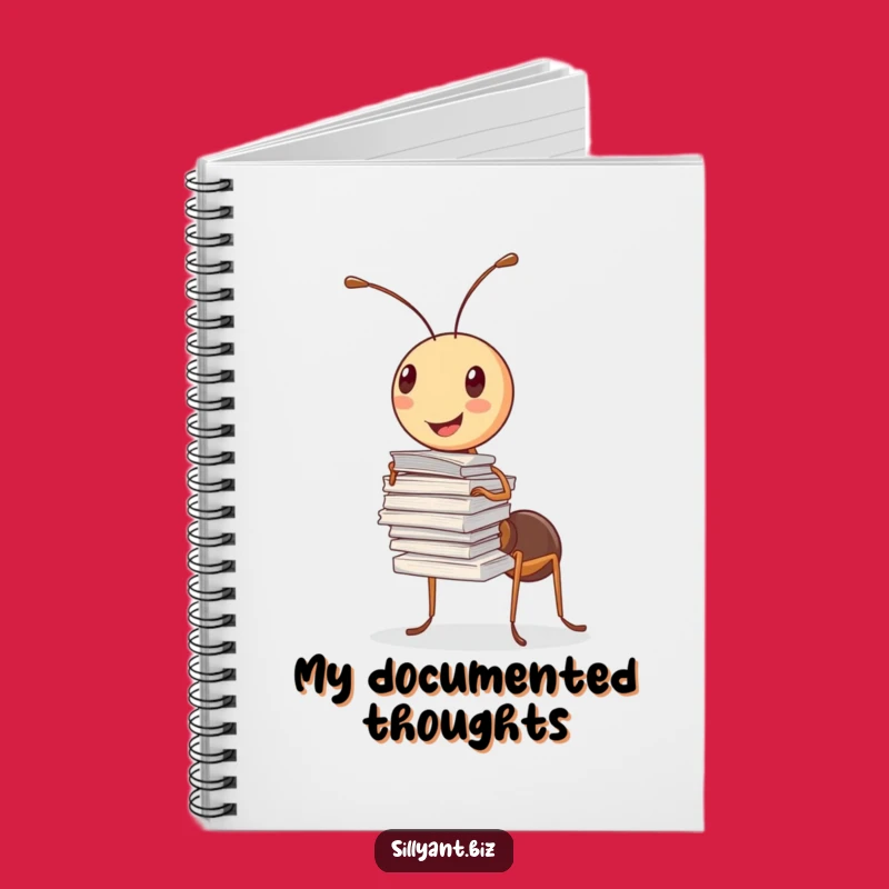 Ant's Balancing Act Notebook: Document Your Tasks, Smart Funny Gift