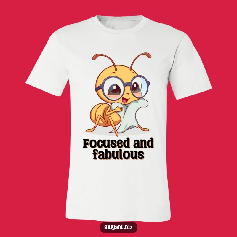 Funny Kawaii Ant Detailer T-Shirt: Hilarious Tee for the Precise and Focused